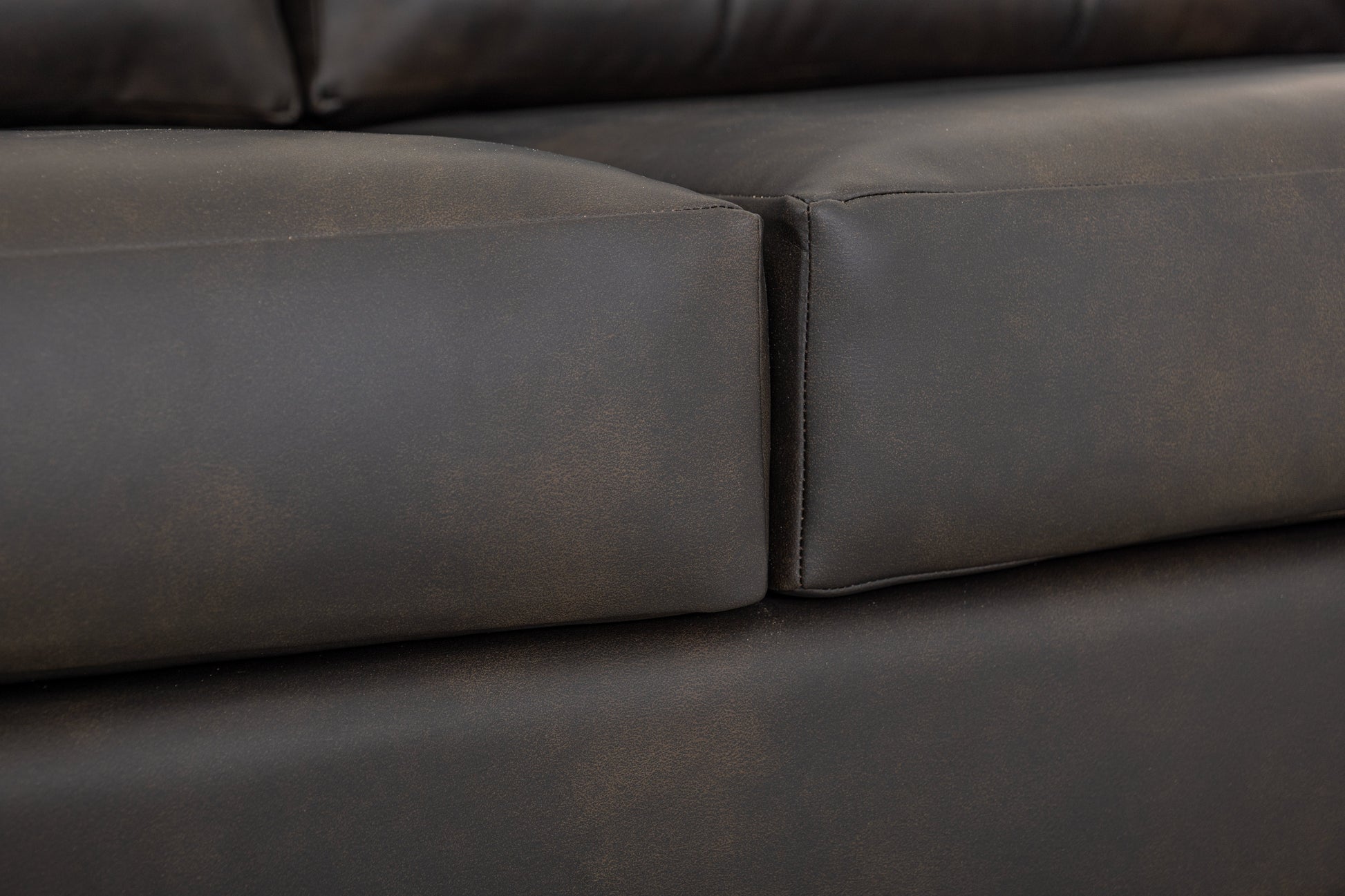 Wooden Frame, Upholstered Sofa - Licorice Black