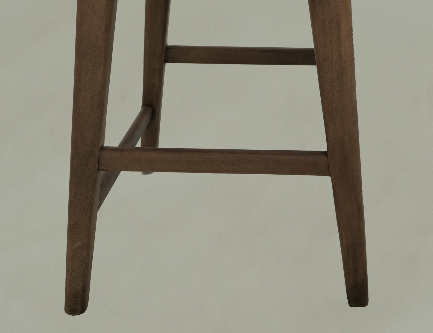 Wooden Frame and Upholstered Seat, Barstool 24" - Moss Green