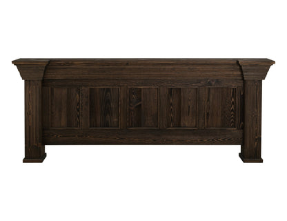 6/6 Eastern King Footboard - Mahogany Brown
