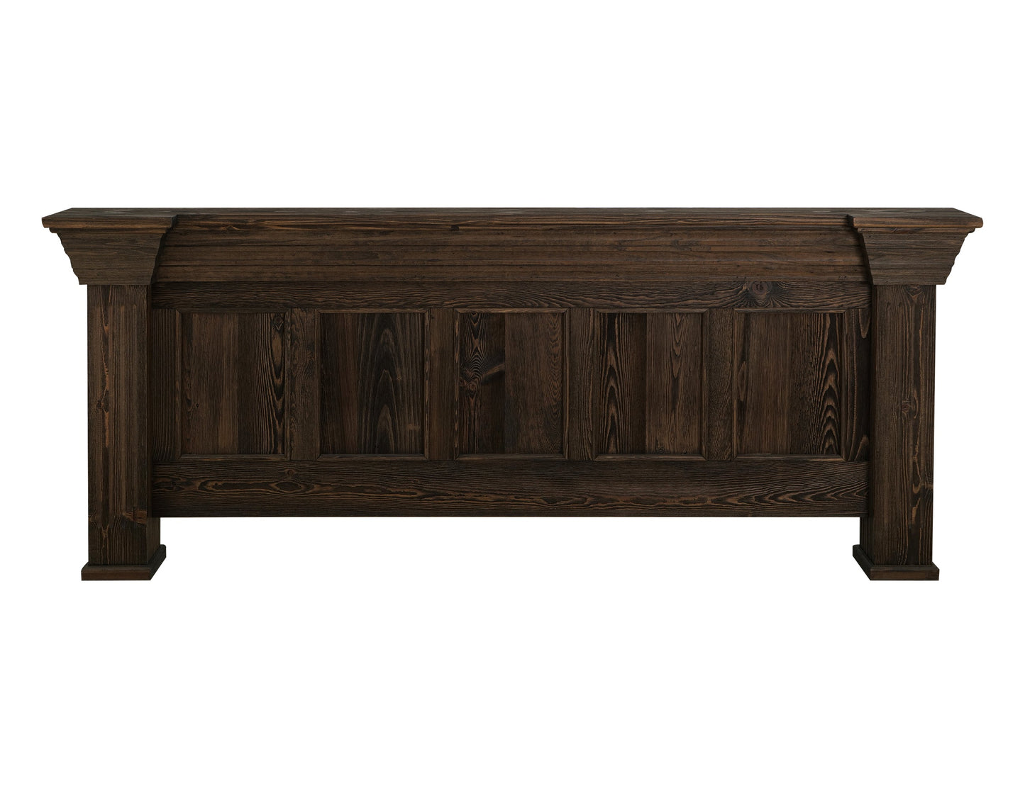 5/0 Queen Footboard - Mahogany Brown