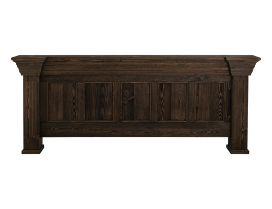 5/0 Queen Footboard - Mahogany Brown