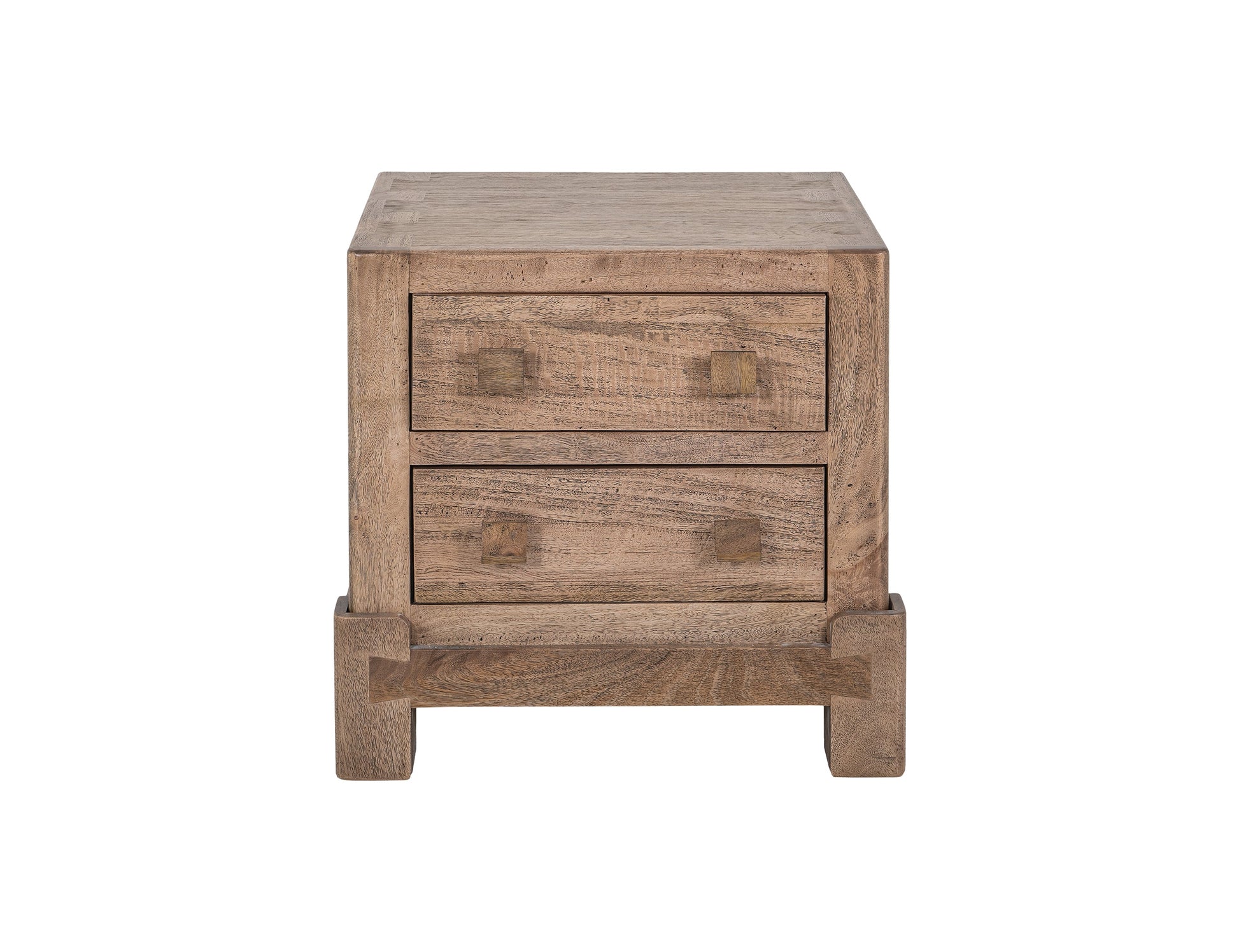 2 Drawer Nightstand - Desert Brown