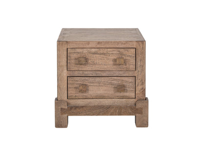 2 Drawer Nightstand - Desert Brown
