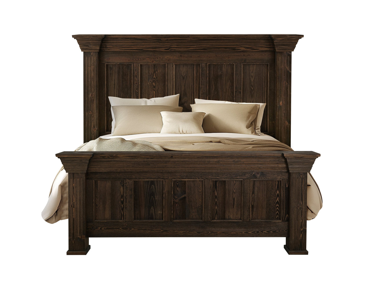 5/0 Queen Footboard - Mahogany Brown