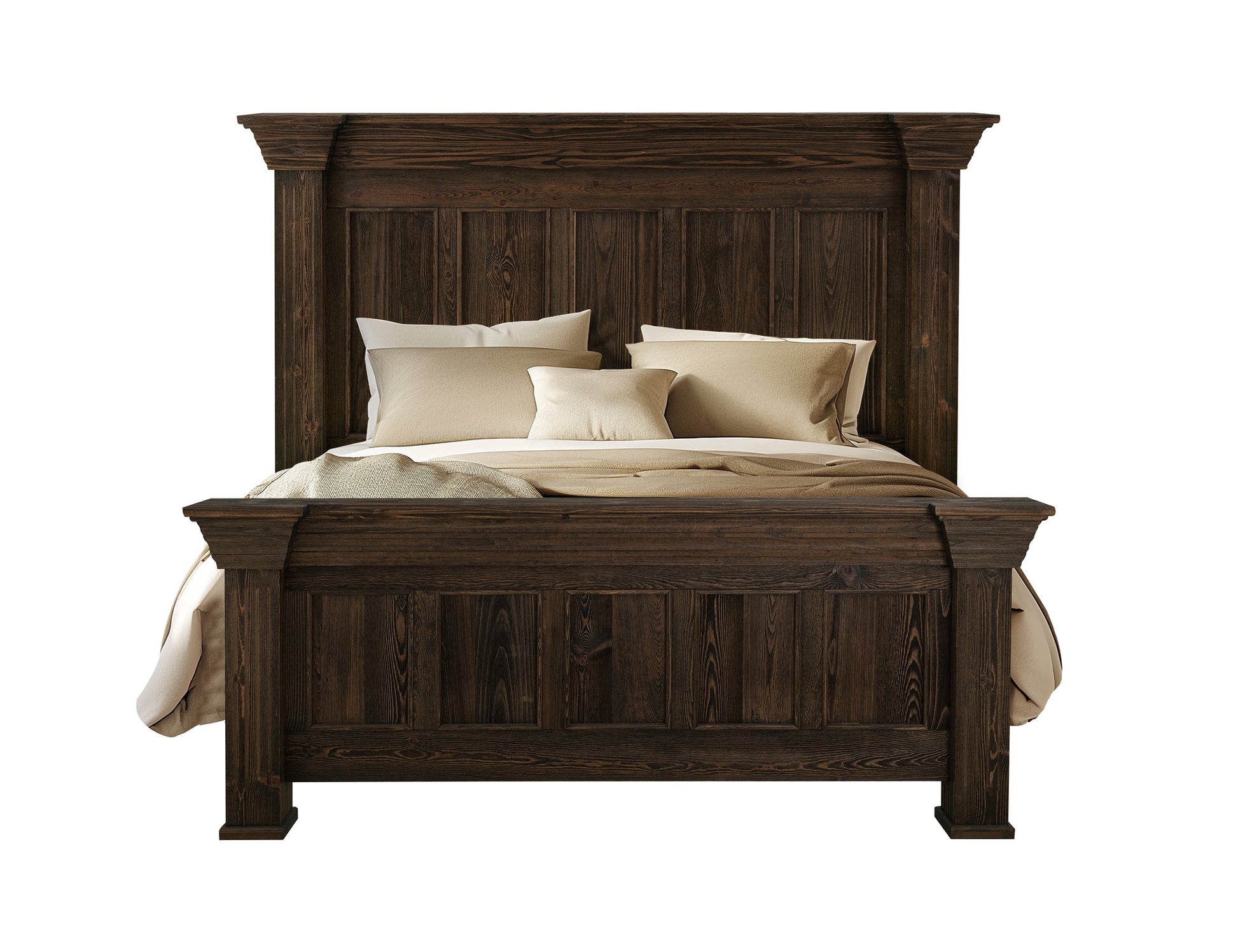 5/0 Queen Footboard - Mahogany Brown