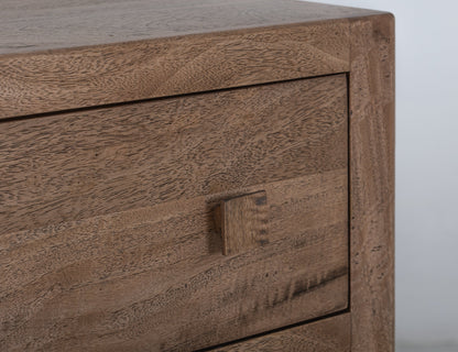 2 Drawer Nightstand - Desert Brown