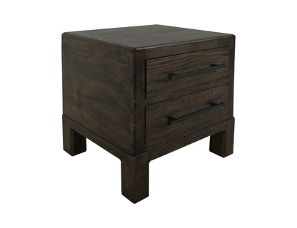 2 Drawer Nightstand - Ink Black