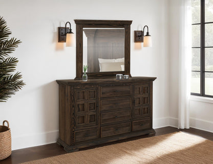 Mirror - Mahogany Brown