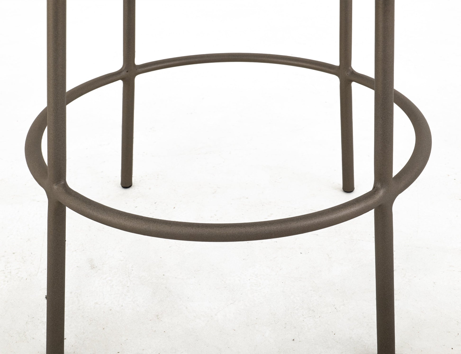 Upholstered Seat & Metal Frame Barstool, 30" - Light Cream