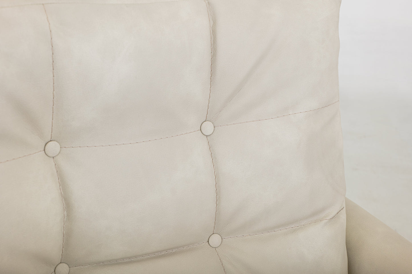 Wooden Frame, Upholstered Armchair - Opal Beige