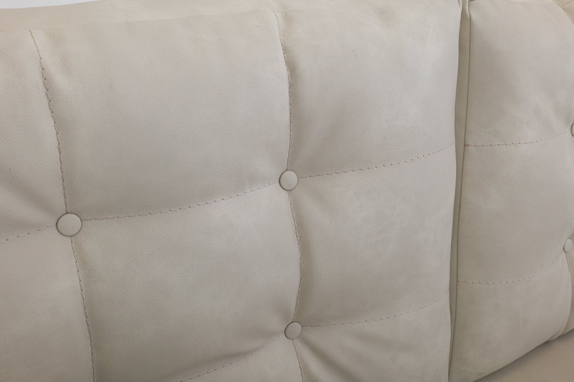 Wooden Frame, Upholstered Loveseat - Opal Beige