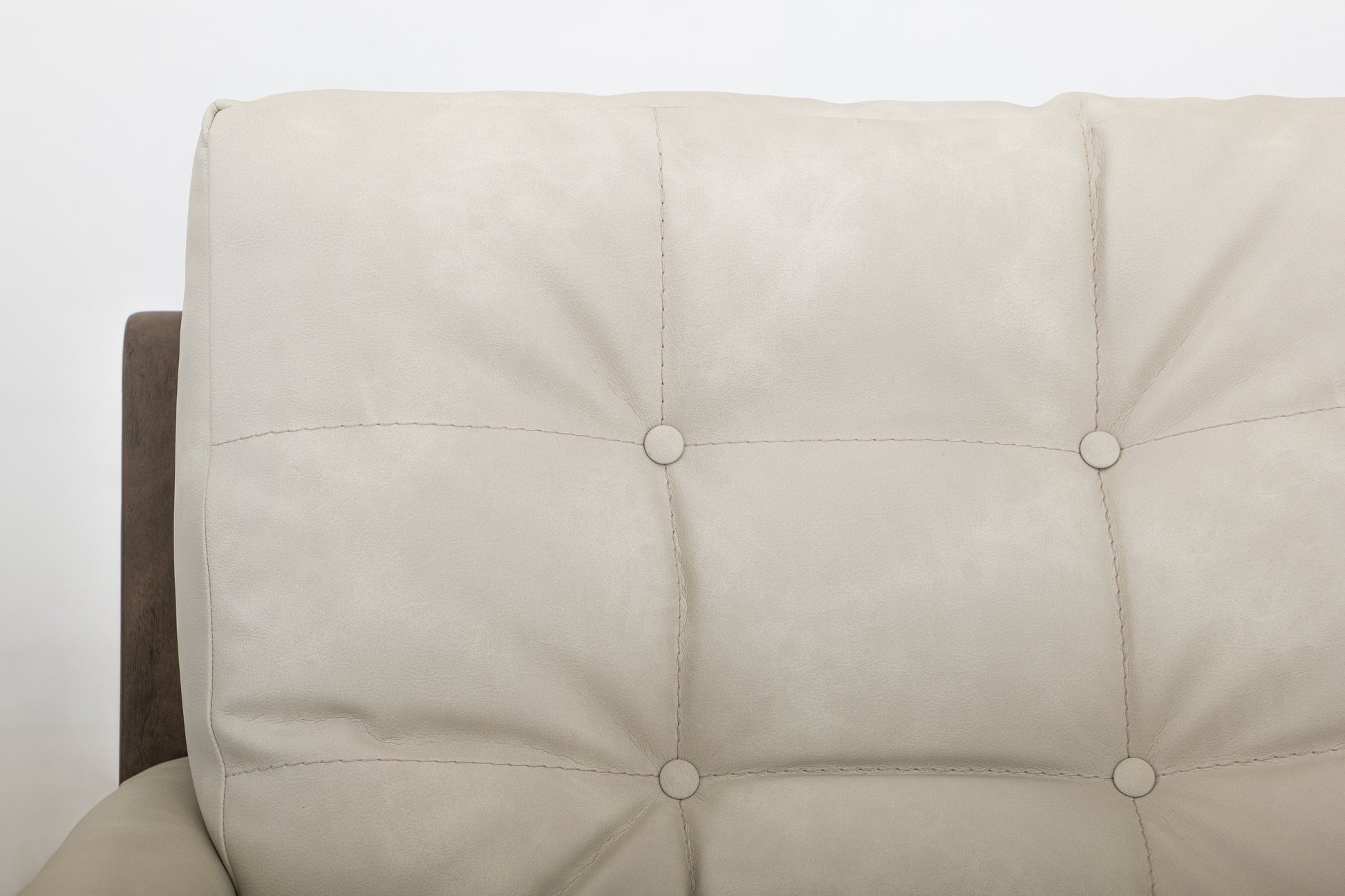 Wooden Frame, Upholstered Armchair - Opal Beige