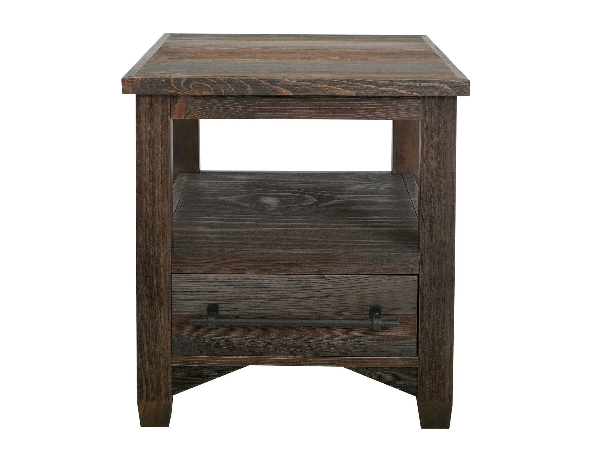 1 Drawer, End Table - Multicolor