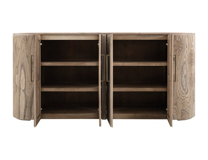4 Doors Console - Ivory White