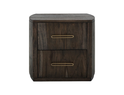 2 Drawer, Nightstand - Oil Black