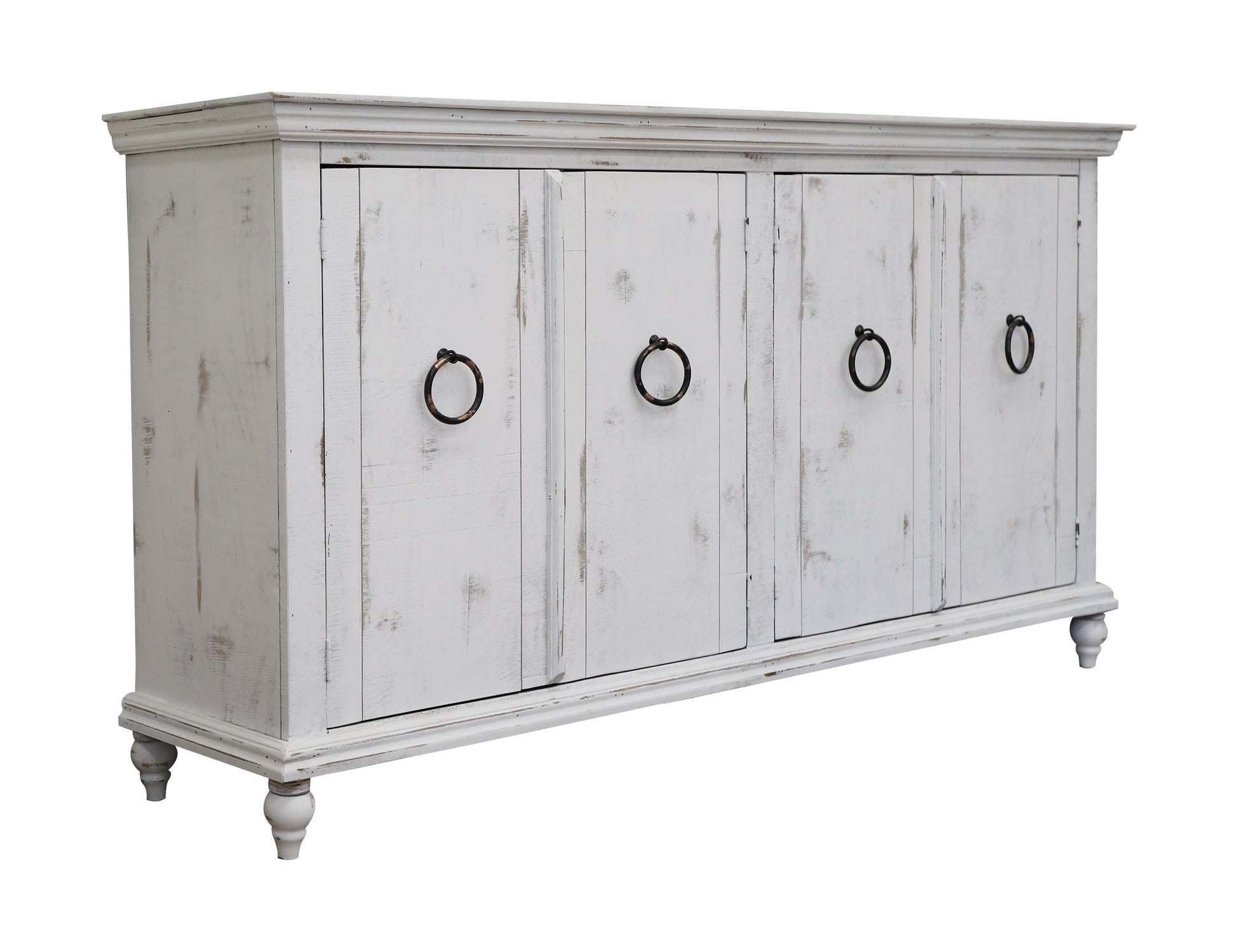 4 Door Console - White