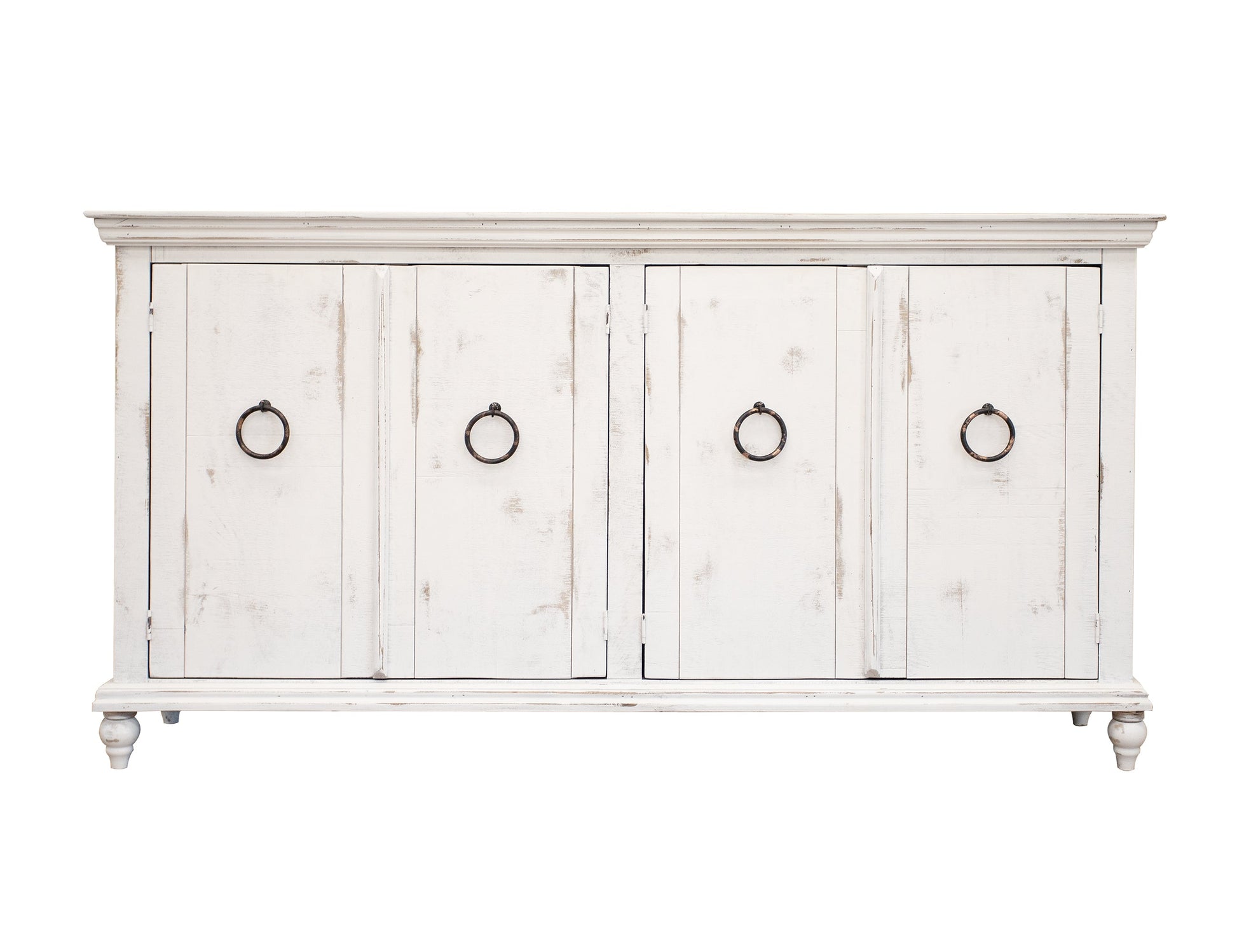 4 Door Console - White