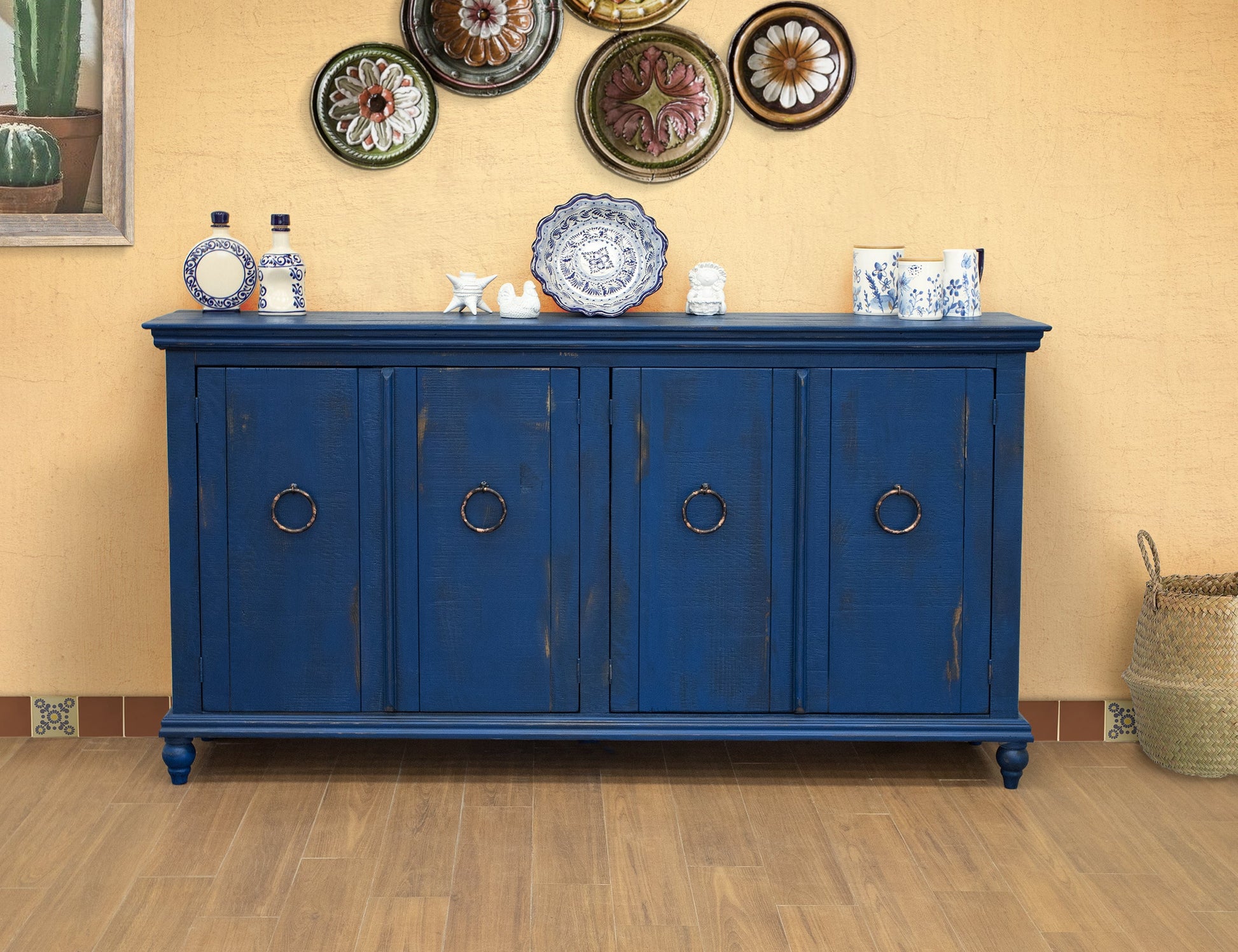 4 Door Console - Royal Blue