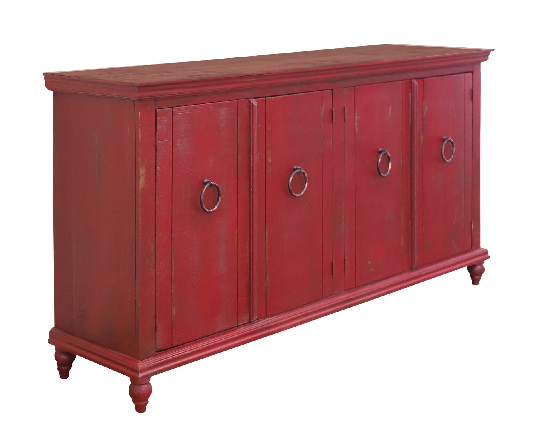 4 Doors Console - Red