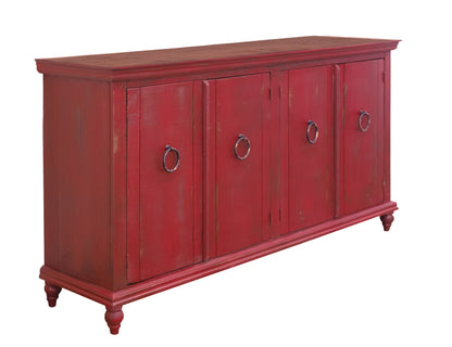 4 Doors Console - Red