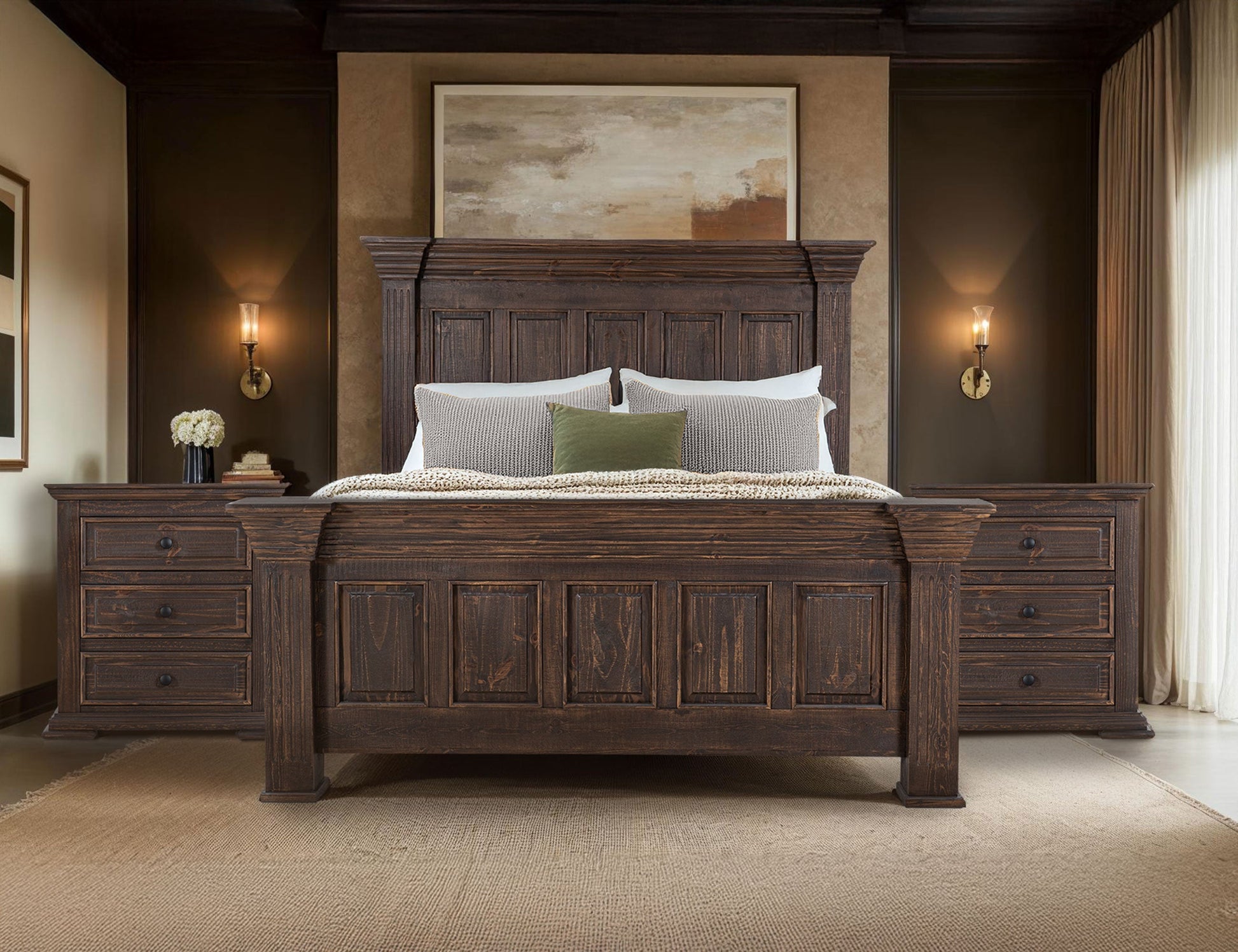 6/6 Footboard - Rich Chocolate