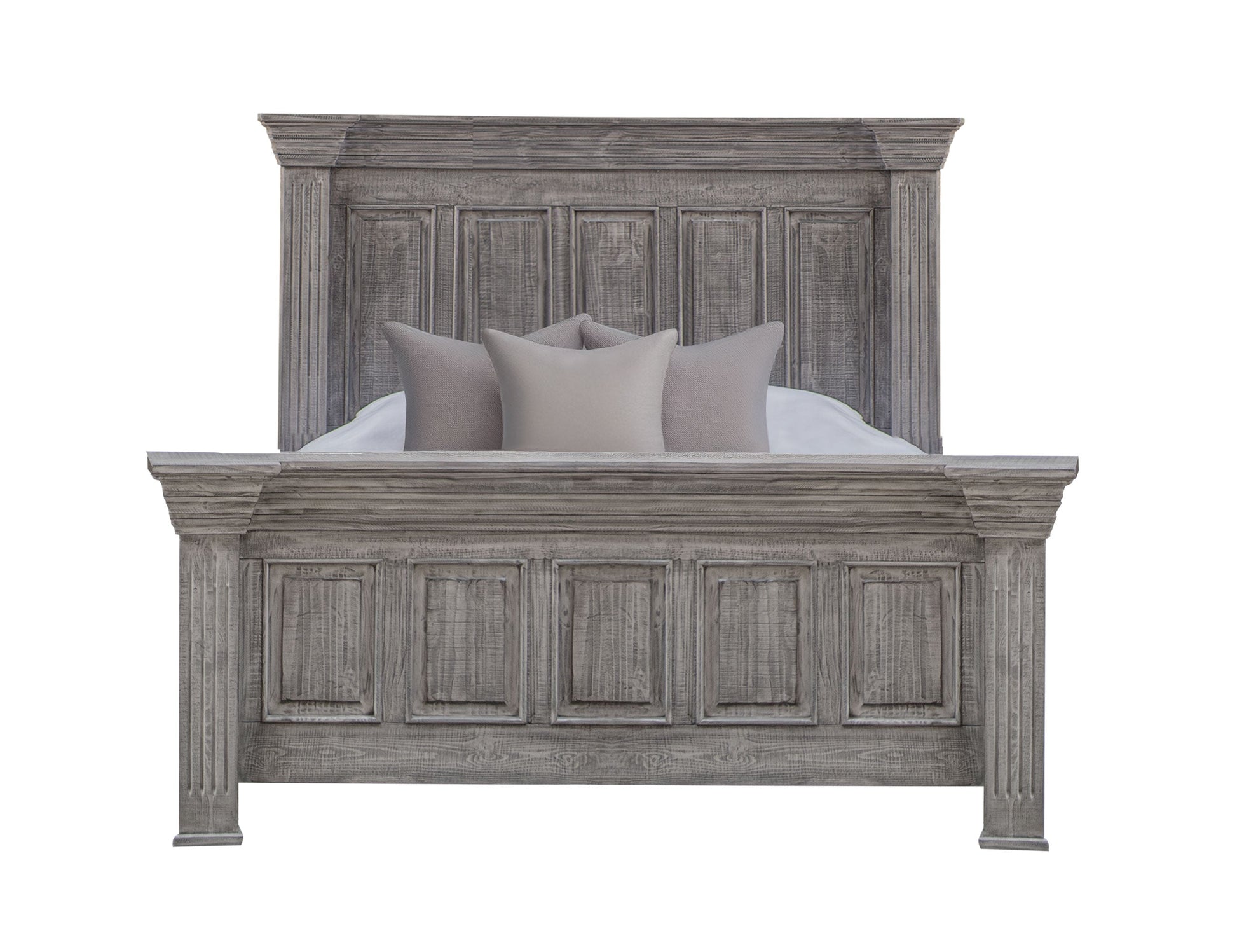 6/6 Footboard - Distressed Gray