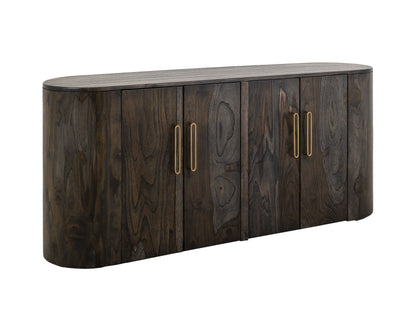 4 Doors Console - Oil Black