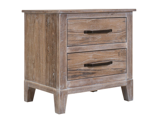 2 Drawer, Nightstand - Ivory White