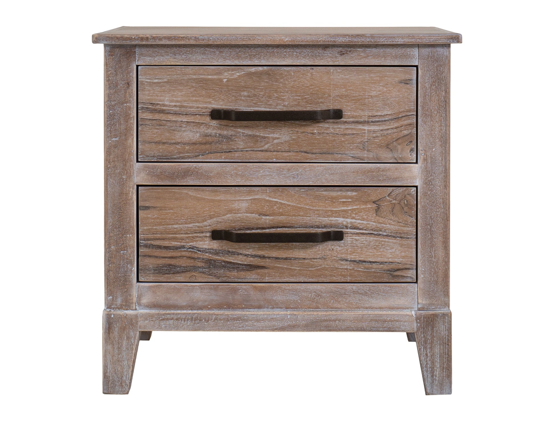 2 Drawer, Nightstand - Ivory White
