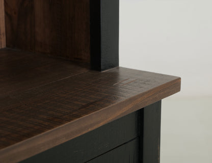 2 Mesh Door Universal Pier - Black & Medium Brown