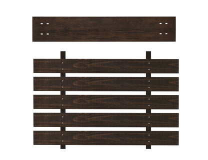 Bridge & Back Slats - Black & Medium Brown