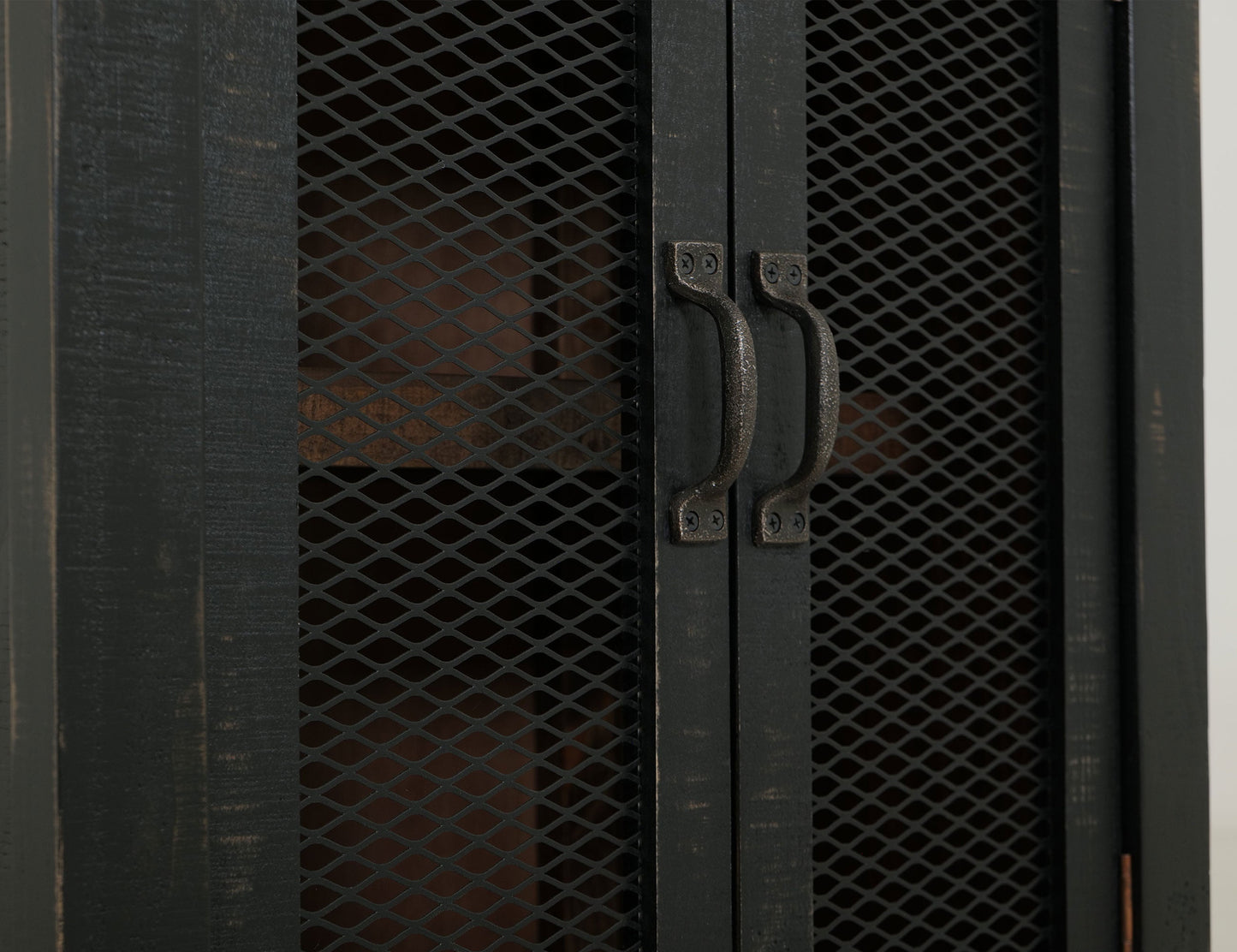 2 Mesh Door Universal Pier - Black & Medium Brown