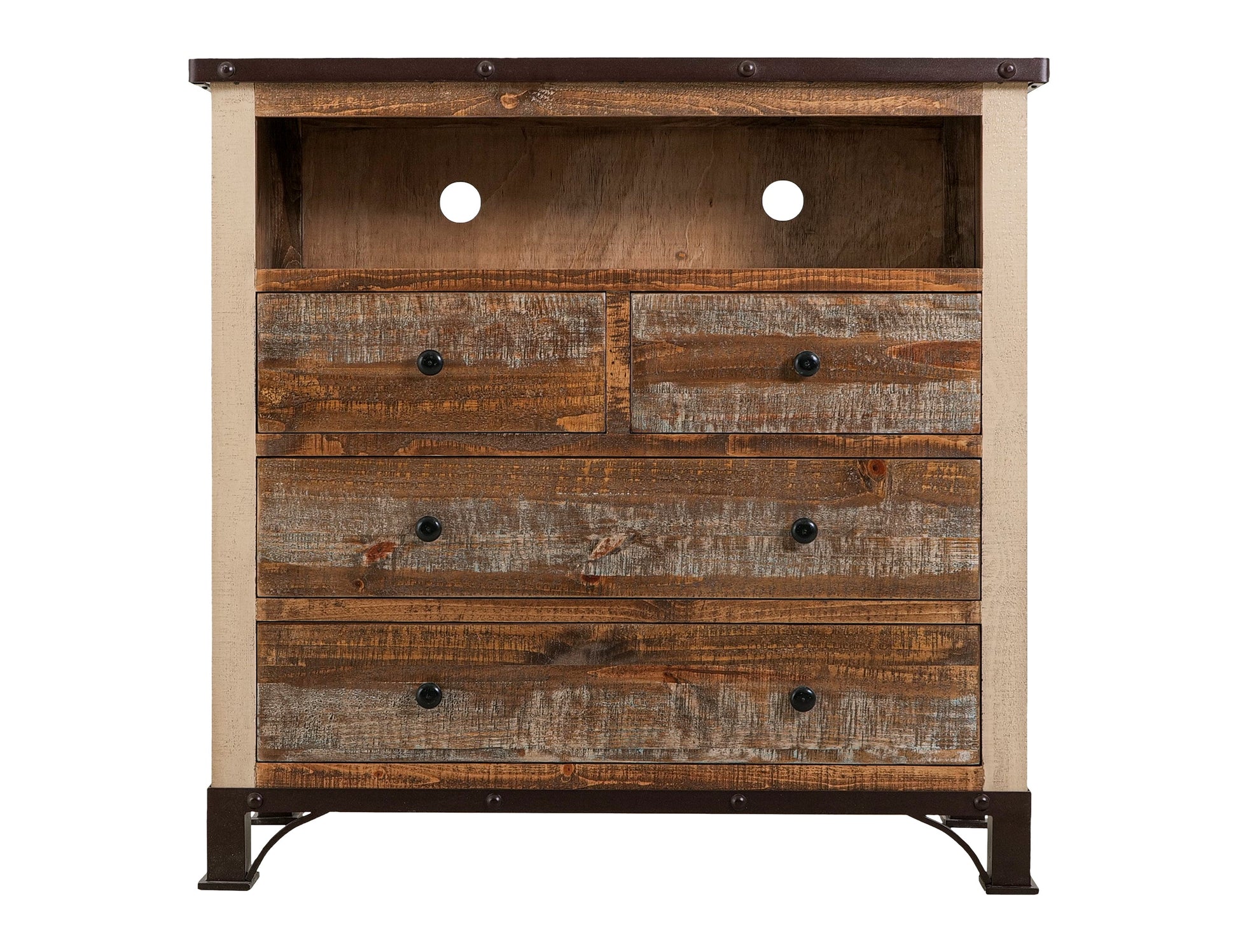 4 Drawer Media Chest - Multicolor