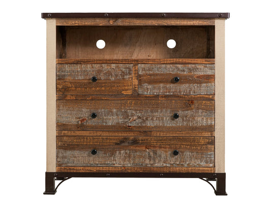 4 Drawer Media Chest - Multicolor