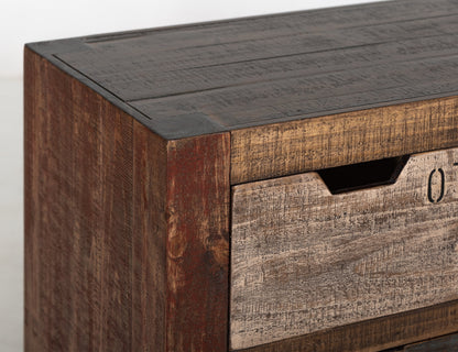 12 Numbered Drawer Console - Multicolor