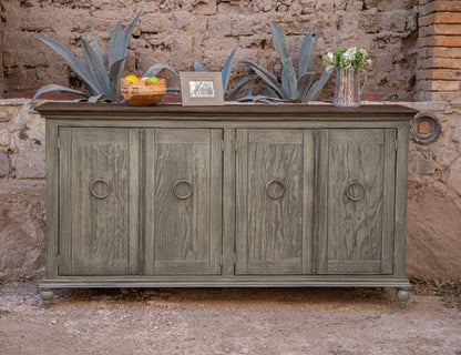 4 Doors Console - Olive