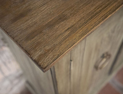 4 Doors Console - Olive