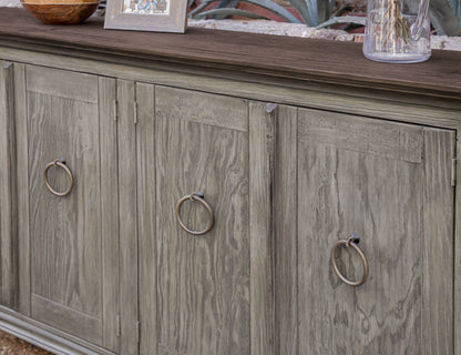 4 Doors Console - Olive