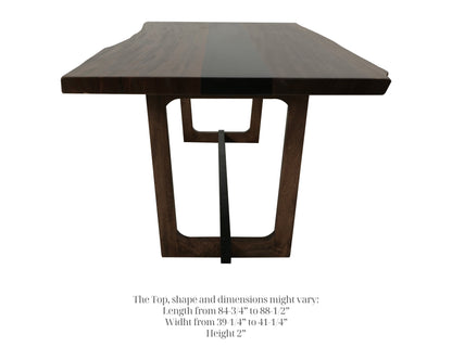Dining Table Top - Pecan Brown