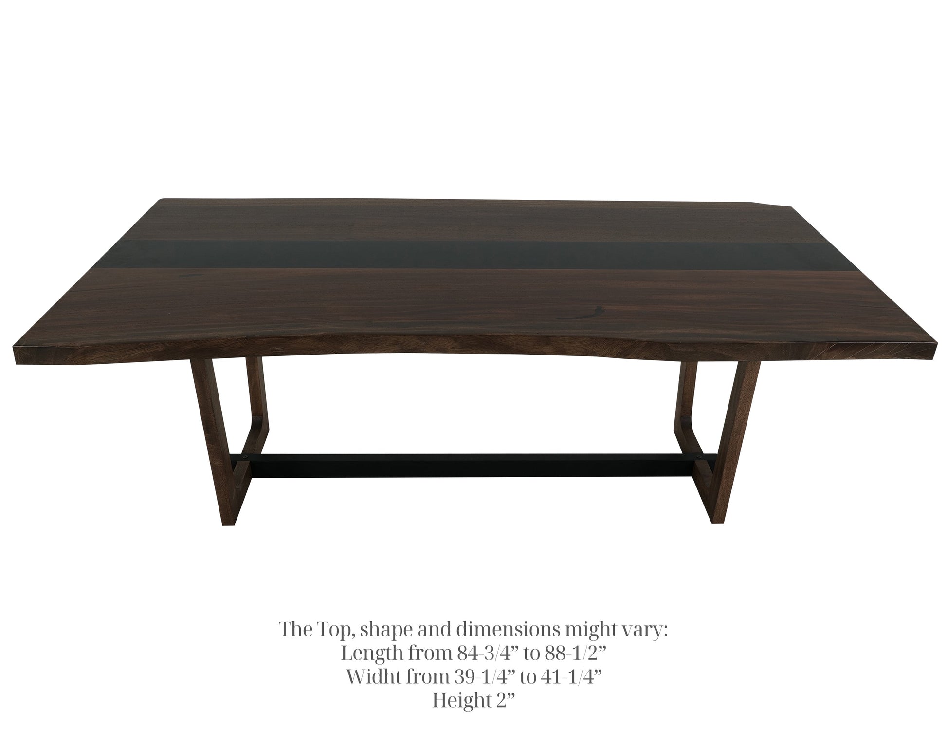 Dining Table Top - Pecan Brown