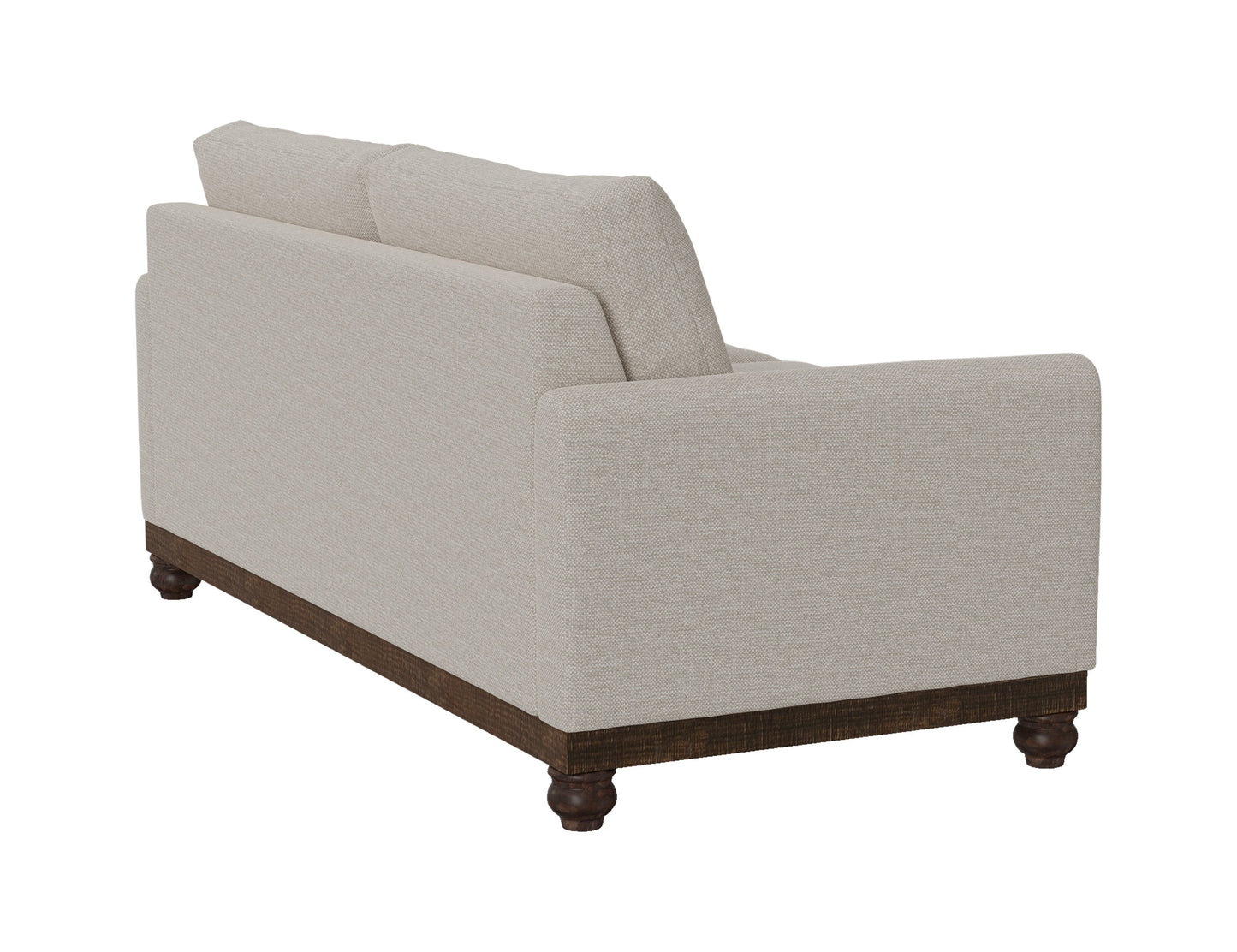 Wooden Frame & Base, Sofa - Agreeable Gray