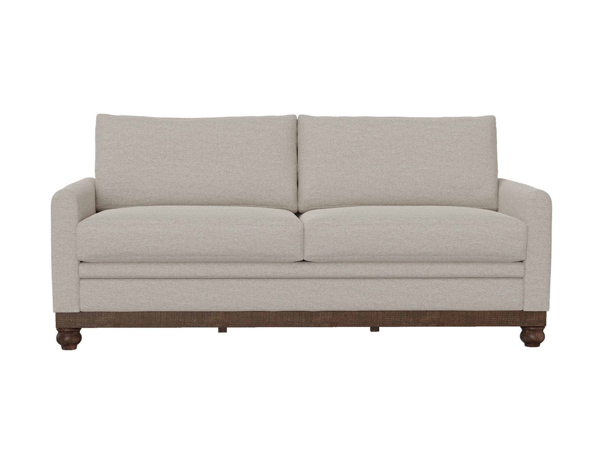 Wooden Frame & Base, Sofa - Agreeable Gray