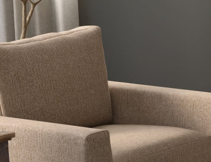 Metal & Wood Base, Sofa - Brown Camel