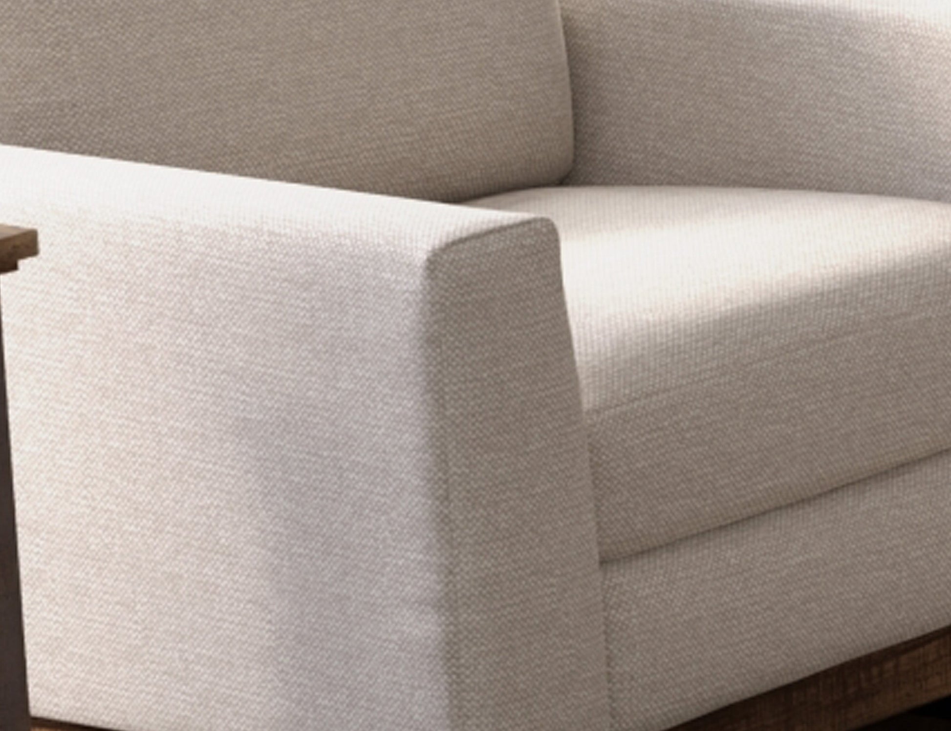 Metal & Wood Base, Sofa - Agreeable Gray