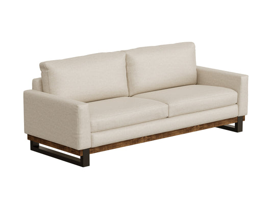 Metal & Wood Base, Sofa - Agreeable Gray