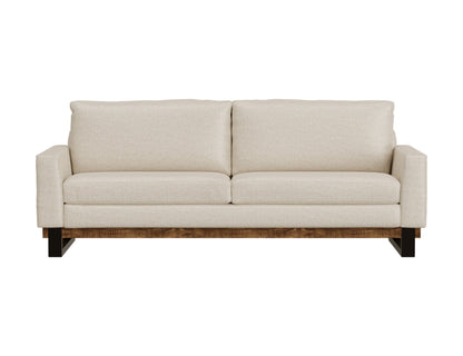 Metal & Wood Base, Sofa - Agreeable Gray