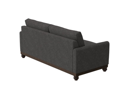 Wooden Frame & Base, Sofa - Iron Gray
