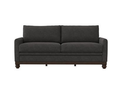Wooden Frame & Base, Sofa - Iron Gray