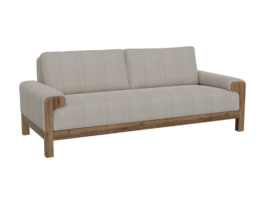 Wooden Frame & Base, Sofa - Agreeable Gray