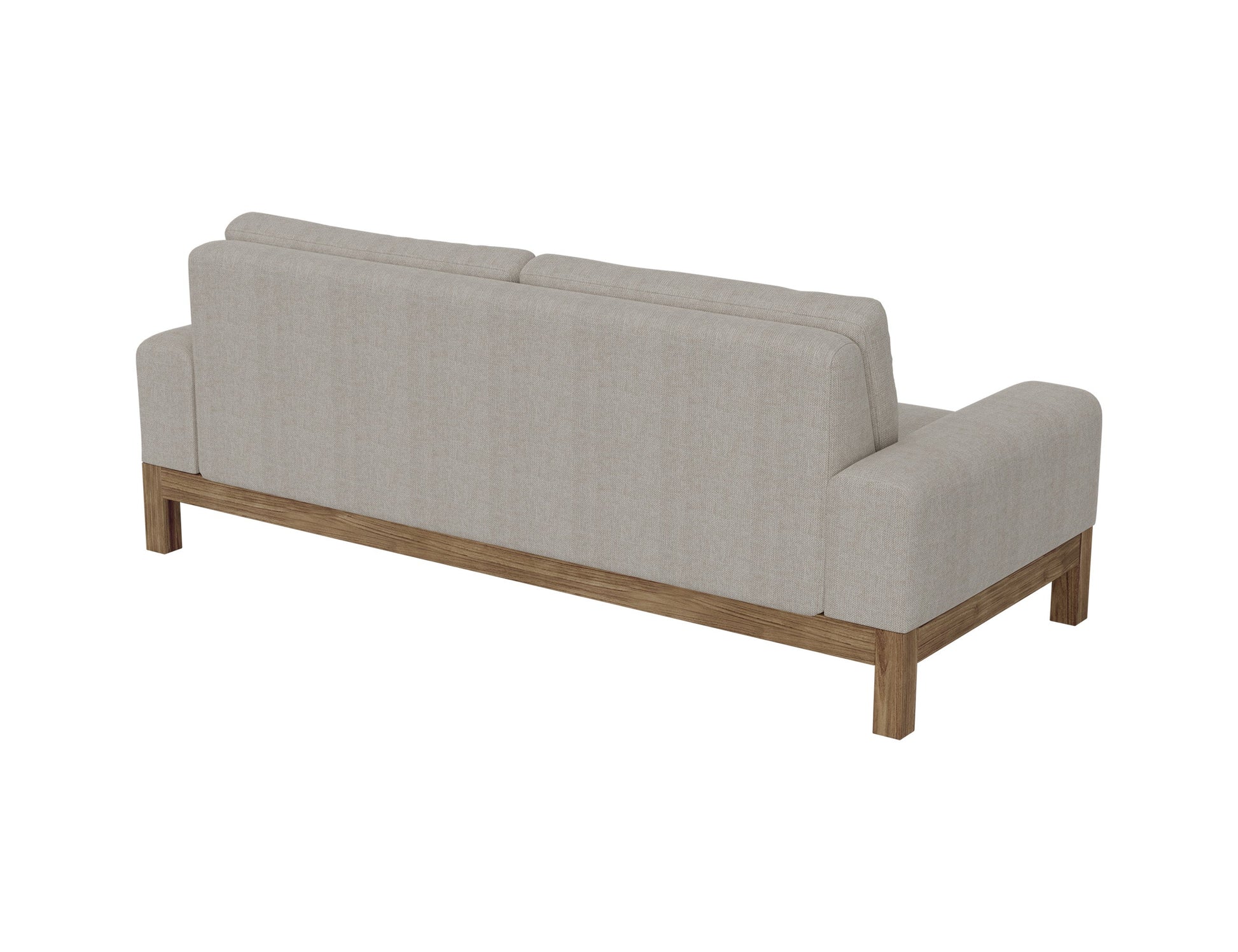 Wooden Frame & Base, Sofa - Agreeable Gray